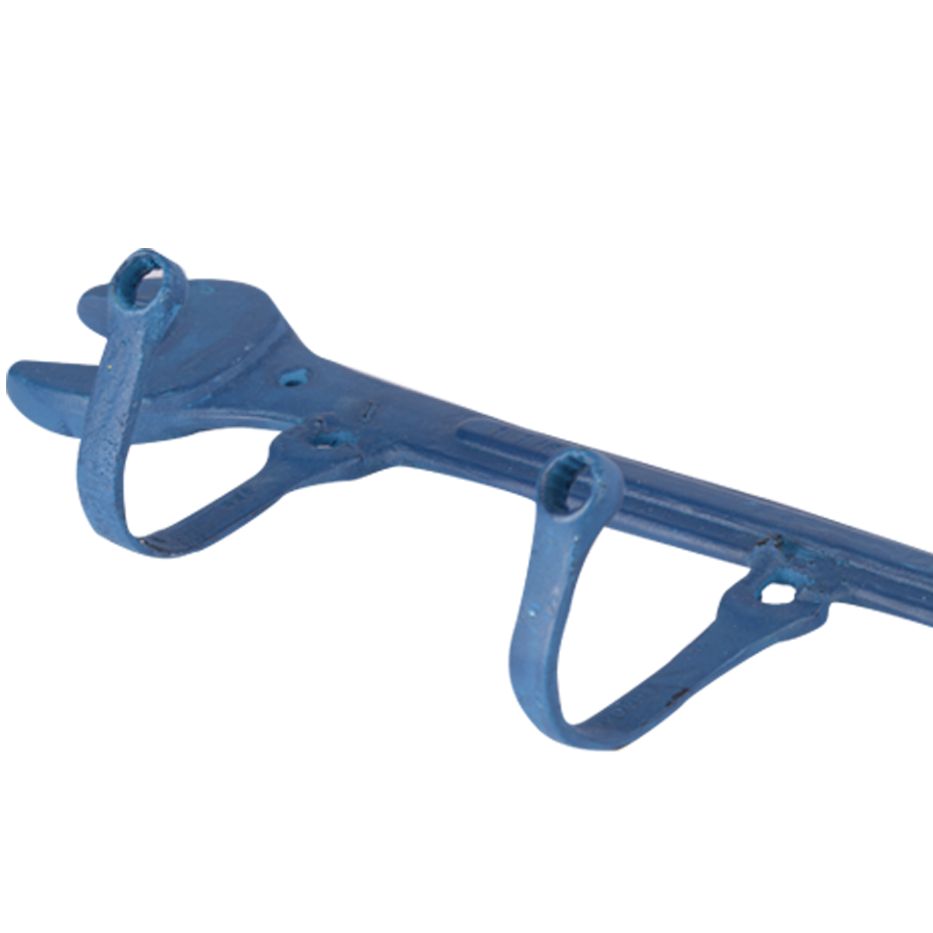 BLUE WRENCH WALL HOOK