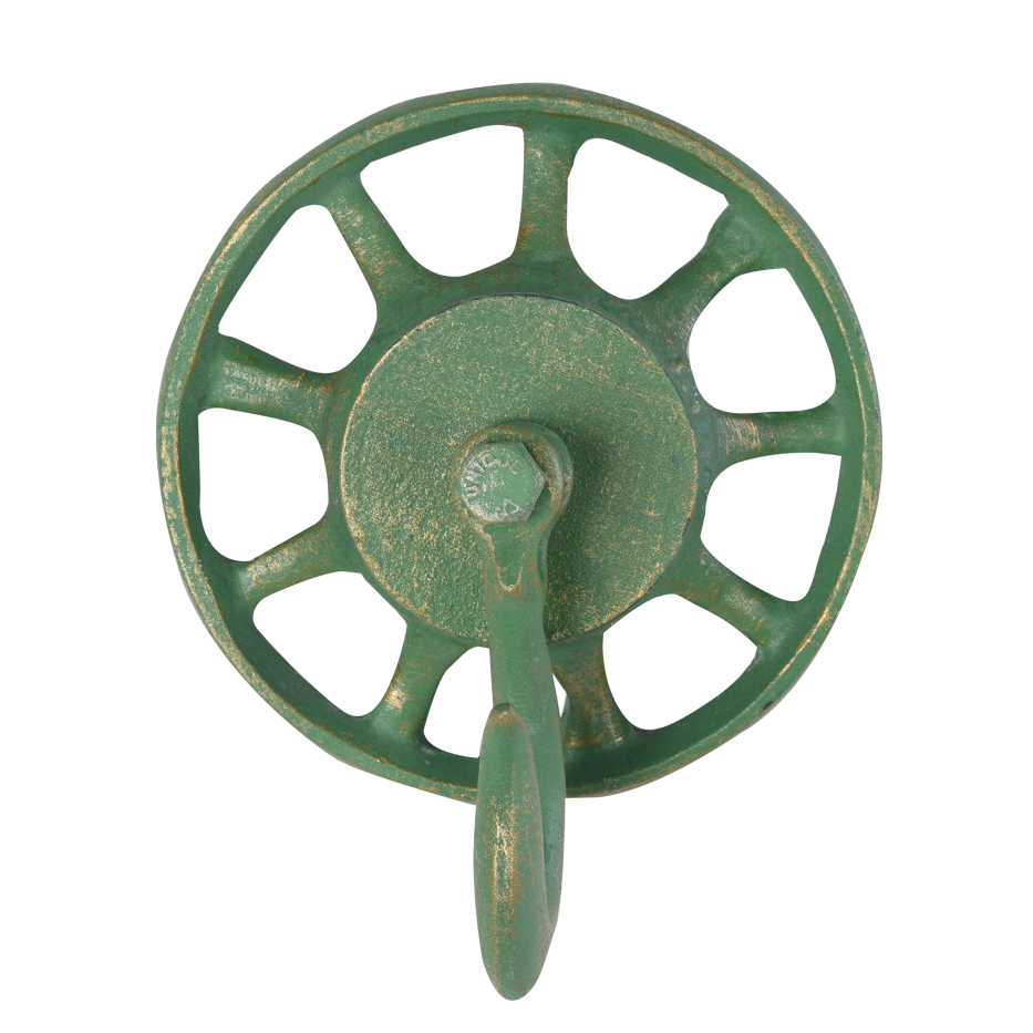 GREEN PULLEY WALL HOOK